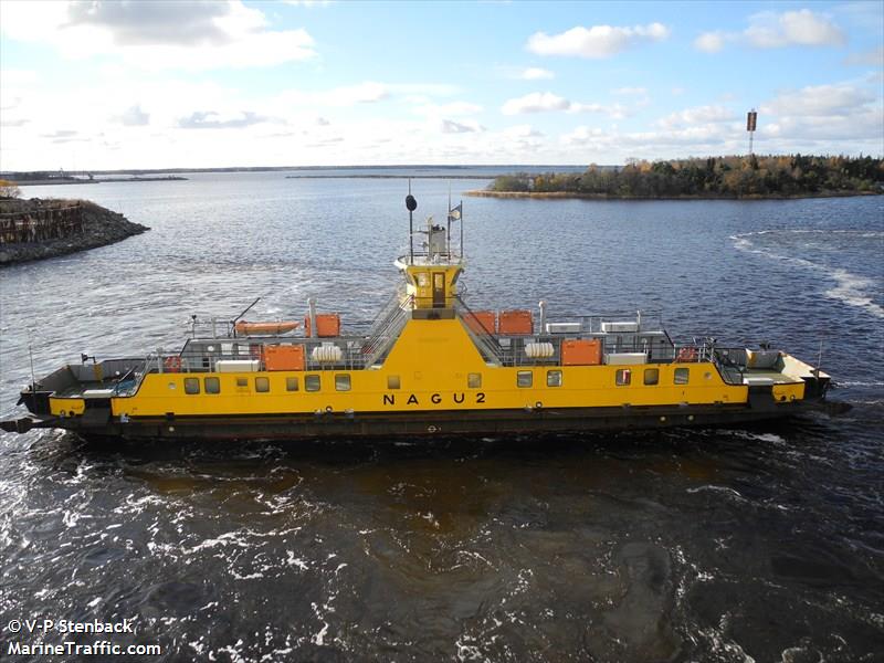 nagu 2 (Passenger/Ro-Ro Cargo Ship) - IMO 8634546, MMSI 230938240, Call Sign OF 2239 under the flag of Finland