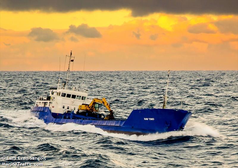 hav tind (General Cargo Ship) - IMO 7827249, MMSI 231565000, Call Sign XPKE under the flag of Faeroe Islands