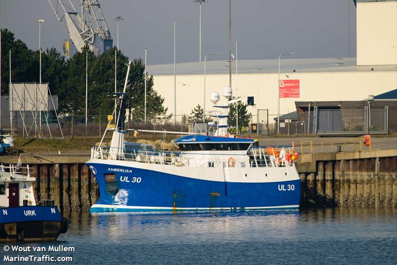 amberlisa (Fishing vessel) - IMO , MMSI 232020276, Call Sign MEPI8 under the flag of United Kingdom (UK)