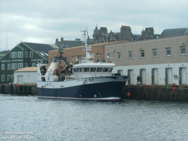 alison kay (Fishing Vessel) - IMO 9225938, MMSI 235001420, Call Sign ZQYJ7 under the flag of United Kingdom (UK)