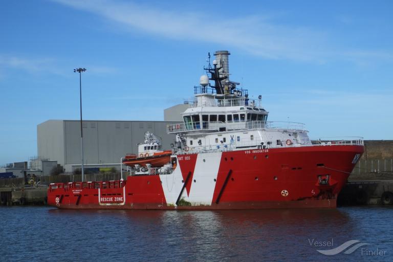 vos innovator (Offshore Tug/Supply Ship) - IMO 9366055, MMSI 235056546, Call Sign MVAW6 under the flag of United Kingdom (UK)