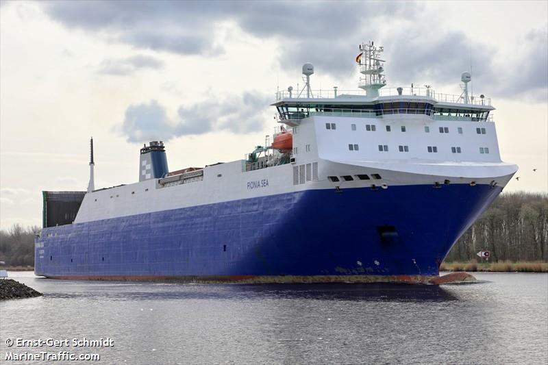 fionia sea (Ro-Ro Cargo Ship) - IMO 9395343, MMSI 235068575, Call Sign 2BQZ6 under the flag of United Kingdom (UK)