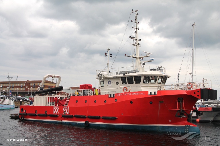 dsv curtis marshall (Offshore Support Vessel) - IMO 9775012, MMSI 235107219, Call Sign 2HWN3 under the flag of United Kingdom (UK)