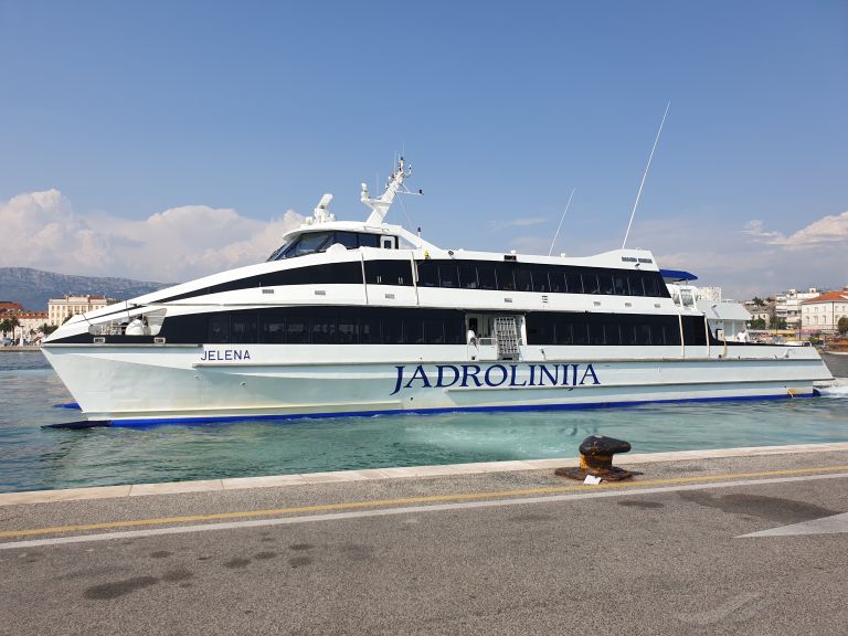jelena (Passenger Ship) - IMO 9854870, MMSI 238182740, Call Sign 9A35355 under the flag of Croatia