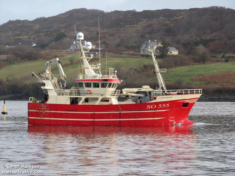 carmarose (Fishing Vessel) - IMO 9734238, MMSI 250003404, Call Sign EIQD7 under the flag of Ireland