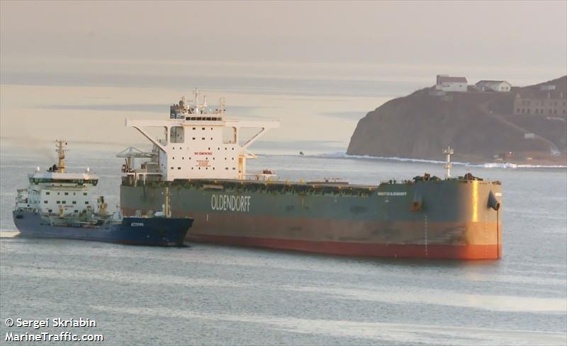 hubertus oldendorff (Bulk Carrier) - IMO 9731602, MMSI 255805876, Call Sign CQZW under the flag of Madeira