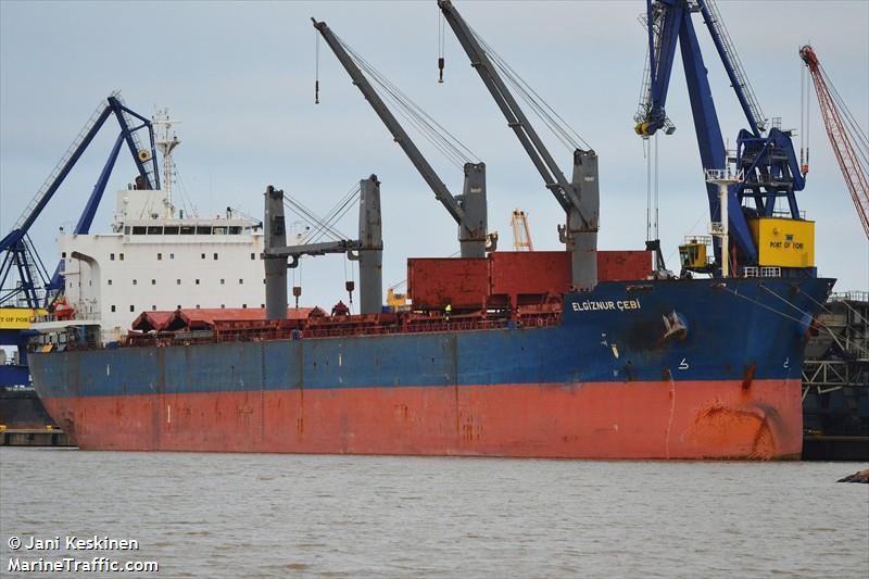 elgiznur cebi (Bulk Carrier) - IMO 9504293, MMSI 255806240, Call Sign CQAP6 under the flag of Madeira