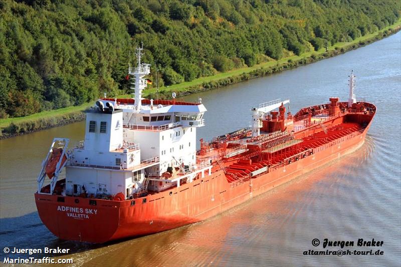 rf marina (Chemical/Oil Products Tanker) - IMO 9580986, MMSI 256770000, Call Sign 9HA2926 under the flag of Malta