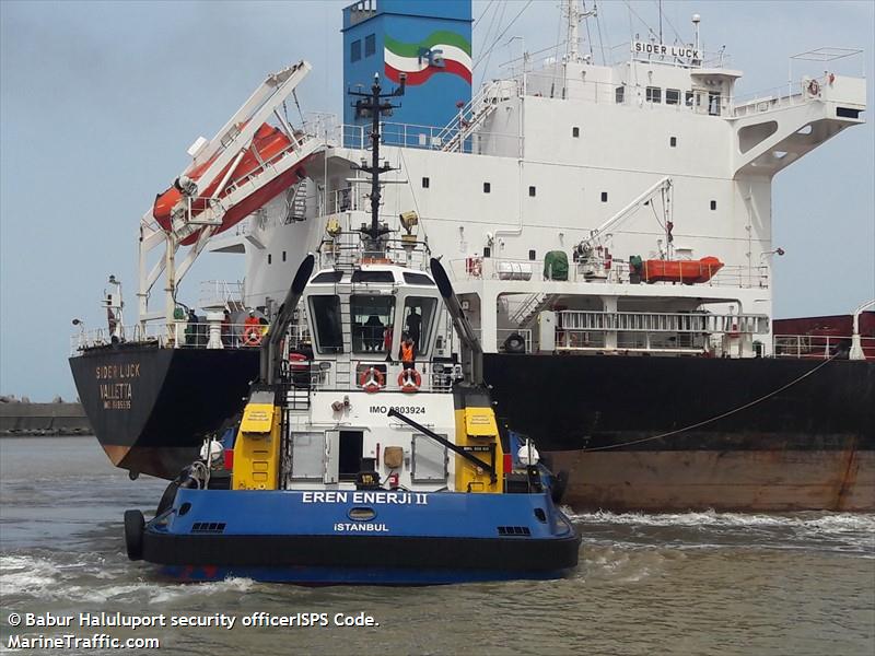 eren enerji ii (Tug) - IMO 9803924, MMSI 271045893, Call Sign TCA4929 under the flag of Turkey