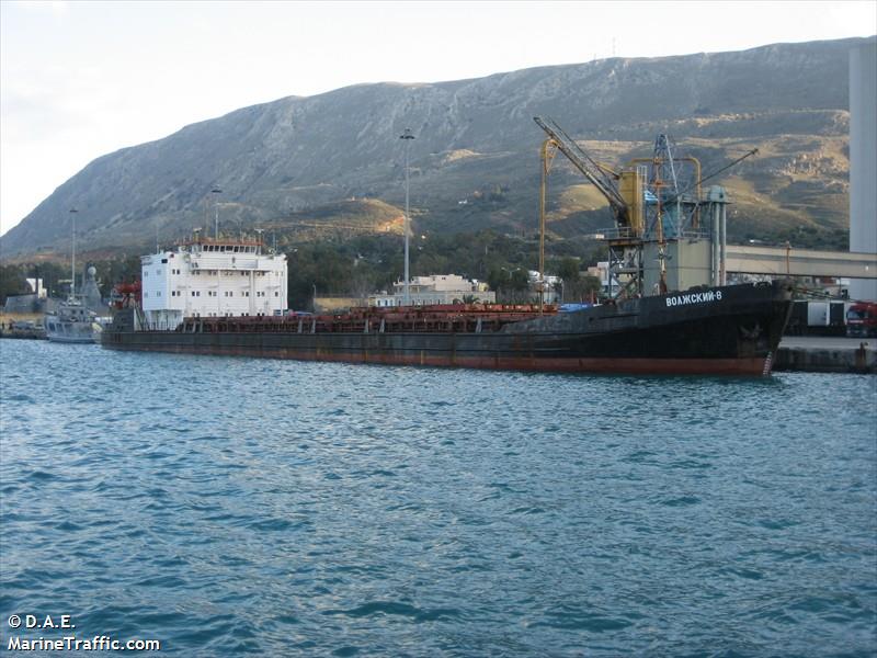 volzhskiy-8 (General Cargo Ship) - IMO 8883238, MMSI 273310200, Call Sign UCBR under the flag of Russia