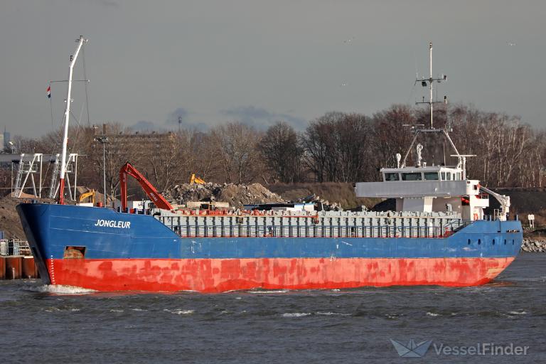 jongleur (General Cargo Ship) - IMO 9001825, MMSI 275509000, Call Sign YLPU under the flag of Latvia