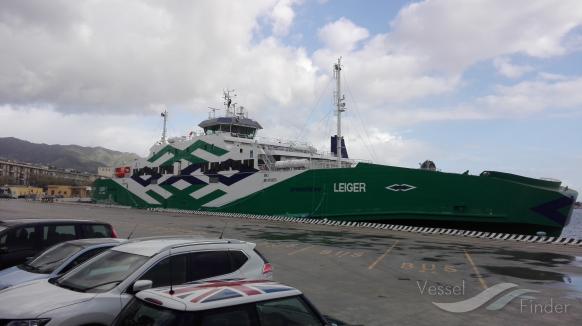 leiger (Passenger/Ro-Ro Cargo Ship) - IMO 9762675, MMSI 276823000, Call Sign ESKJ under the flag of Estonia