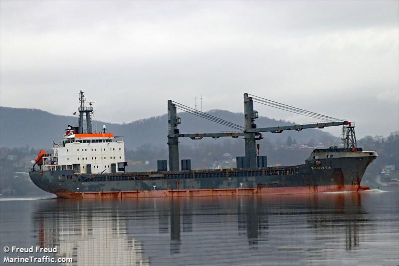 sagitta (General Cargo Ship) - IMO 9370109, MMSI 305204000, Call Sign V2DG3 under the flag of Antigua & Barbuda