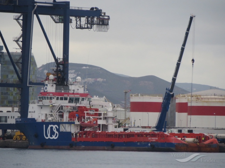 gh freedom (Offshore Tug/Supply Ship) - IMO 9439929, MMSI 305591000, Call Sign V2EX7 under the flag of Antigua & Barbuda