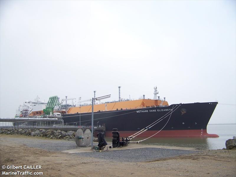 met. jane elizabeth (LNG Tanker) - IMO 9307190, MMSI 310510000, Call Sign ZCDR9 under the flag of Bermuda
