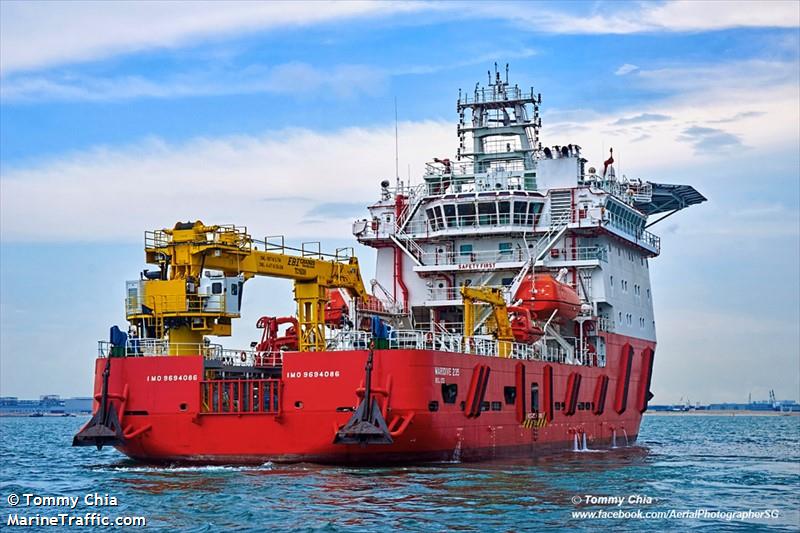 maridive 235 (Offshore Support Vessel) - IMO 9694086, MMSI 312755000, Call Sign V3TX8 under the flag of Belize