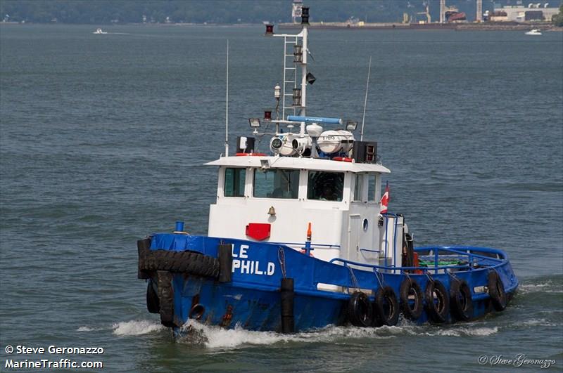 phil d. (Tug) - IMO , MMSI 316008562 under the flag of Canada