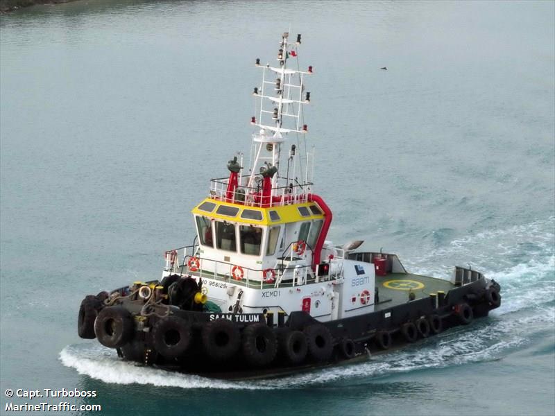 saam tulum (Tug) - IMO 9561291, MMSI 345030067, Call Sign XCMD1 under the flag of Mexico