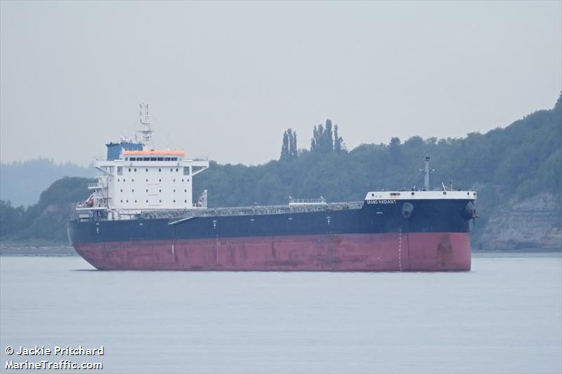 grand radiant (Bulk Carrier) - IMO 9906465, MMSI 353250000, Call Sign 3FJT6 under the flag of Panama