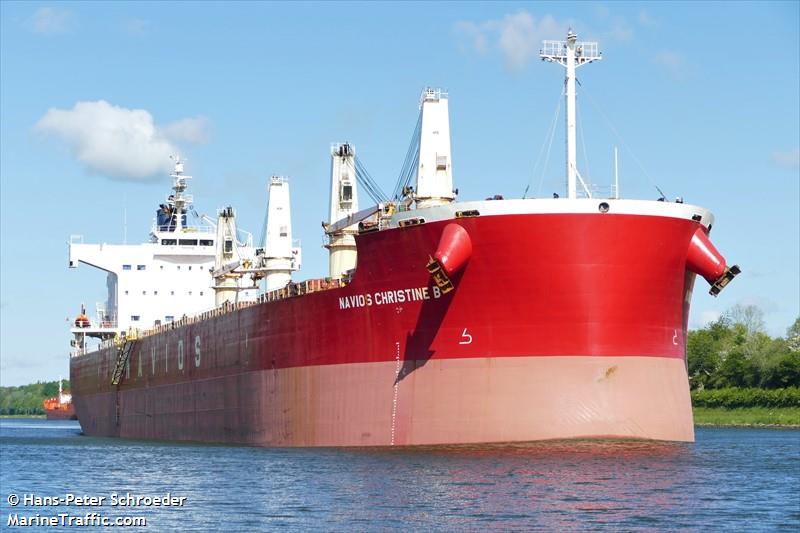navios christine b (Bulk Carrier) - IMO 9496238, MMSI 355748000, Call Sign 3FOV8 under the flag of Panama