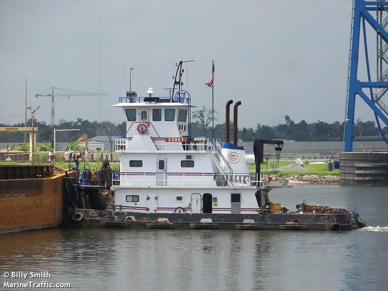 corky (Towing vessel) - IMO , MMSI 367006780, Call Sign WDC3366 under the flag of United States (USA)