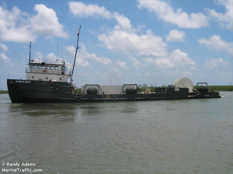 melindabadams (Offshore Tug/Supply Ship) - IMO 7644324, MMSI 367300160, Call Sign WDZ2666 under the flag of United States (USA)