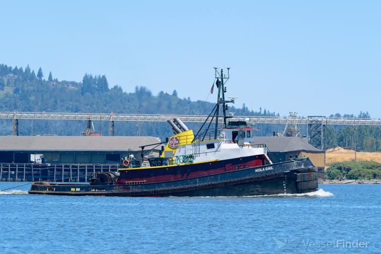 nola gail (Tug) - IMO 7128679, MMSI 368049580, Call Sign WDK3878 under the flag of United States (USA)