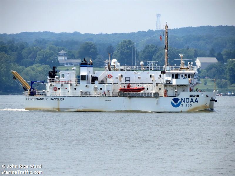 ferdinand r hassler (Research Vessel) - IMO 9478559, MMSI 369970091, Call Sign WTEK under the flag of United States (USA)