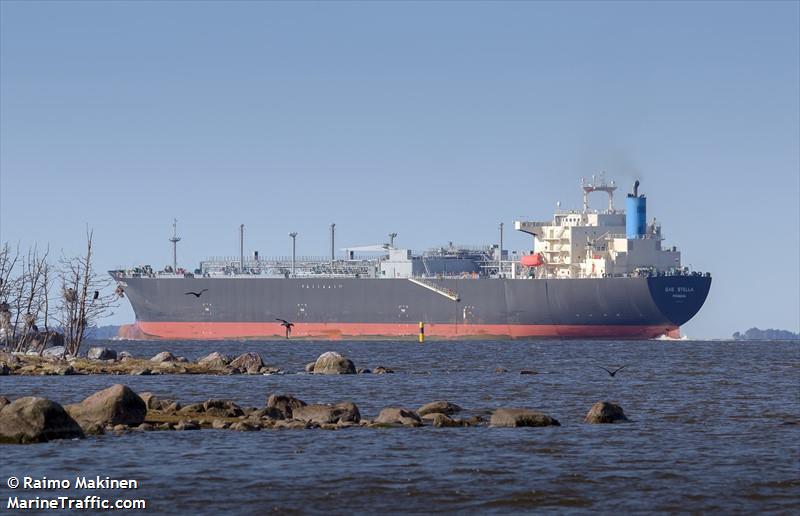 gas stella (LPG Tanker) - IMO 9765562, MMSI 374345000, Call Sign 3EEX under the flag of Panama