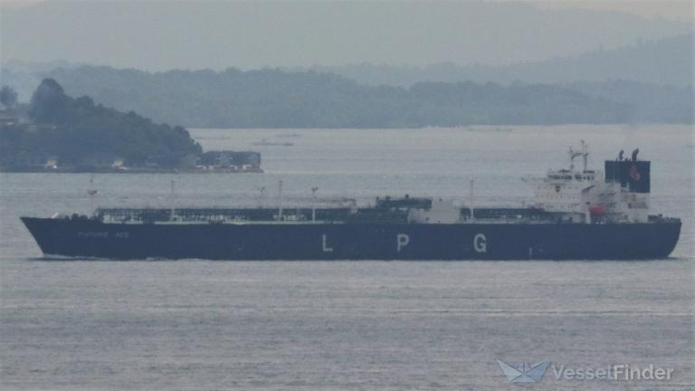 future ace (LPG Tanker) - IMO 9810056, MMSI 374577000, Call Sign 3FHF8 under the flag of Panama