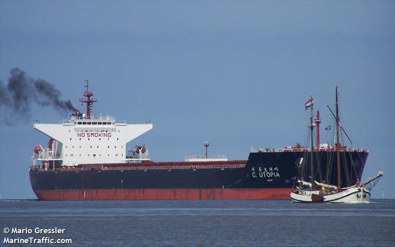 mv c.utopia (Bulk Carrier) - IMO 9344461, MMSI 441381000, Call Sign DSPP8 under the flag of Korea