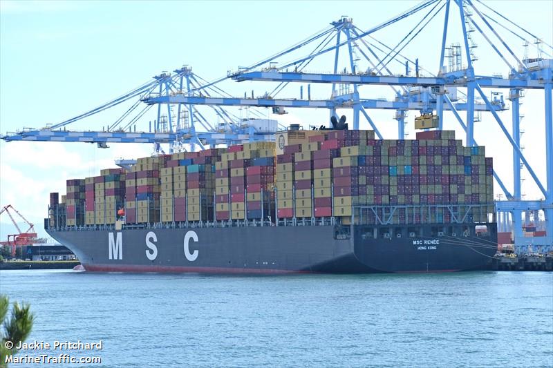 msc renee (Container Ship) - IMO 9465306, MMSI 477307300, Call Sign VRPL2 under the flag of Hong Kong