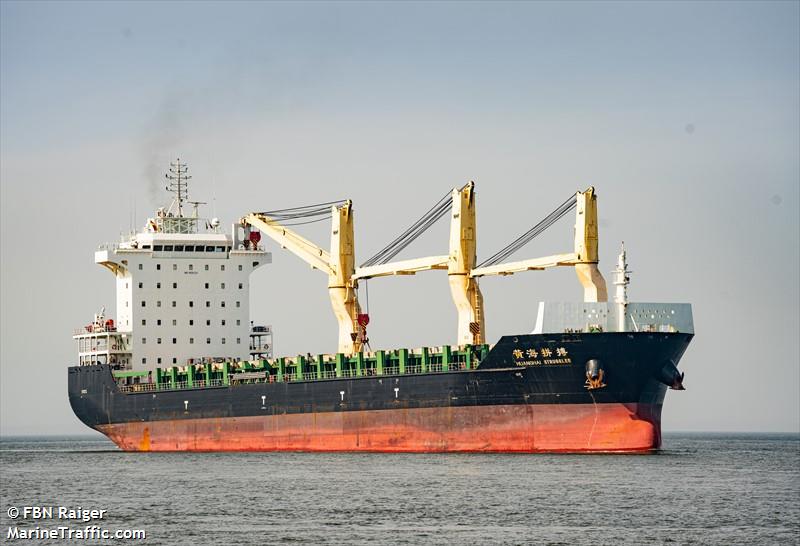 huanghai struggler (General Cargo Ship) - IMO 9695224, MMSI 477390100, Call Sign VRNH2 under the flag of Hong Kong