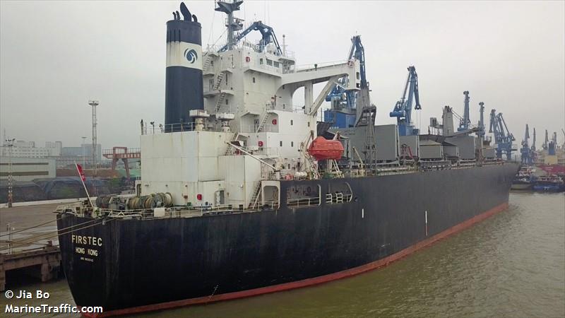 firstec (Wood Chips Carrier) - IMO 9151242, MMSI 477779300, Call Sign VRGQ2 under the flag of Hong Kong