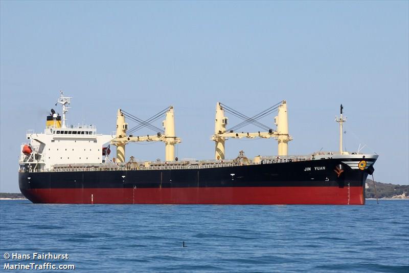 jin yuan (Bulk Carrier) - IMO 9380776, MMSI 477830900, Call Sign VRCY3 under the flag of Hong Kong