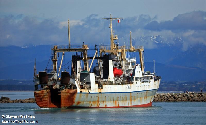 aleksey slobodchikov (Fish Factory Ship) - IMO 8845640, MMSI 512409000, Call Sign ZMAL under the flag of New Zealand