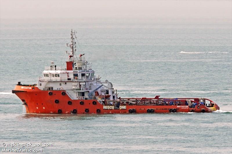 bni castor (Offshore Tug/Supply Ship) - IMO 9651369, MMSI 525005225, Call Sign JZFB under the flag of Indonesia