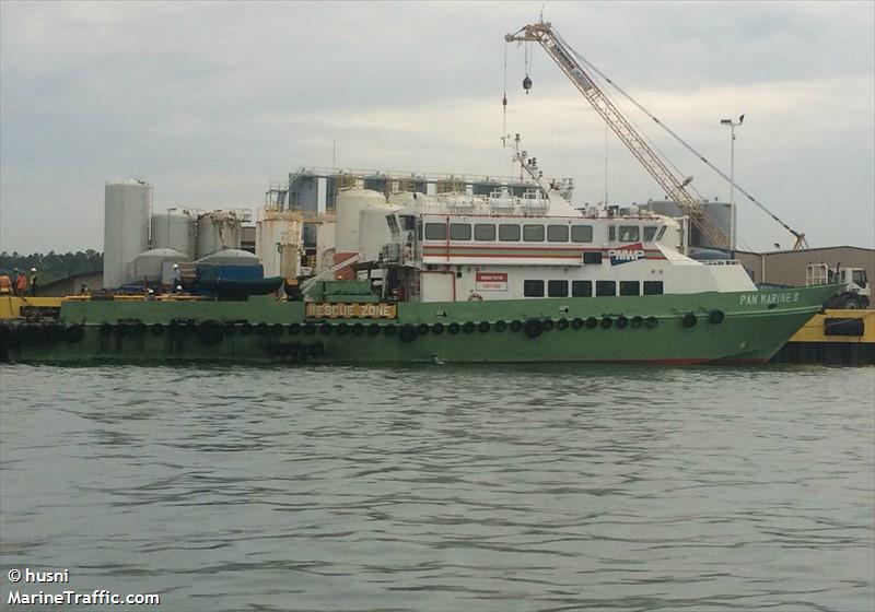 pan marine 8 (Offshore Tug/Supply Ship) - IMO 9483592, MMSI 525016204, Call Sign YDA4696 under the flag of Indonesia