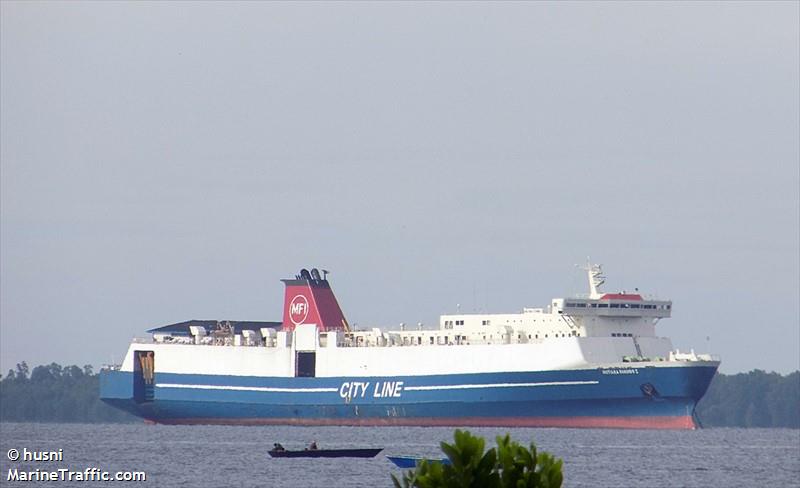 km mutiara ferindo1 (Passenger/Ro-Ro Cargo Ship) - IMO 9154074, MMSI 525100536, Call Sign YBNR2 under the flag of Indonesia