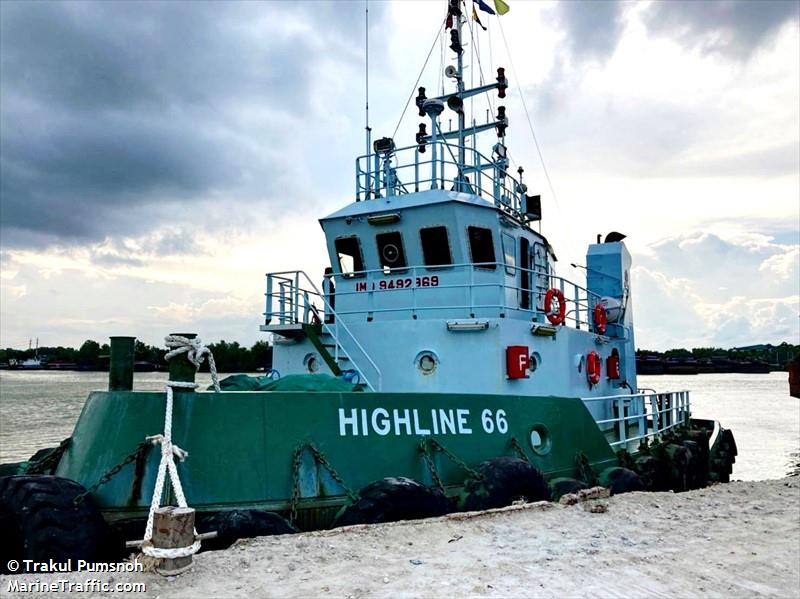 highline 66 (Tug) - IMO 9492969, MMSI 533000984, Call Sign 9WHH8 under the flag of Malaysia