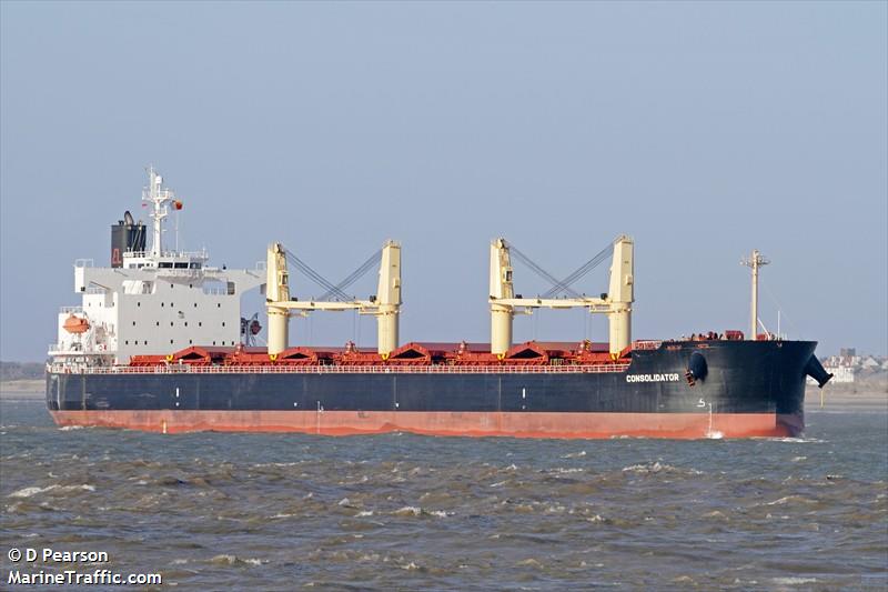 consolidator (Bulk Carrier) - IMO 9368869, MMSI 538002793, Call Sign V7LQ9 under the flag of Marshall Islands