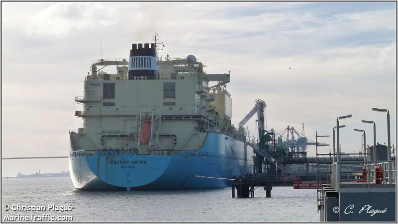 arwa spirit (LNG Tanker) - IMO 9339260, MMSI 538003267, Call Sign V7PQ5 under the flag of Marshall Islands