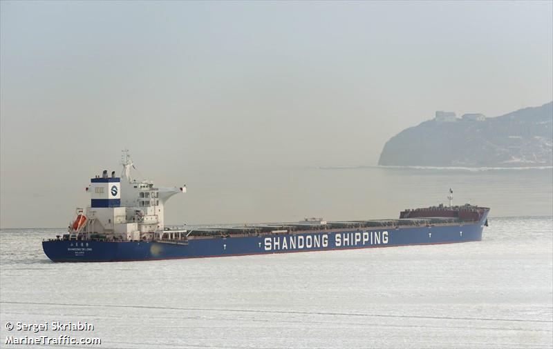 shandong de long (Bulk Carrier) - IMO 9872066, MMSI 538009030, Call Sign V7A4218 under the flag of Marshall Islands