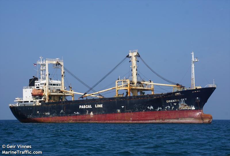 oriental sky (General Cargo Ship) - IMO 9085077, MMSI 574464000, Call Sign 3WPS under the flag of Vietnam