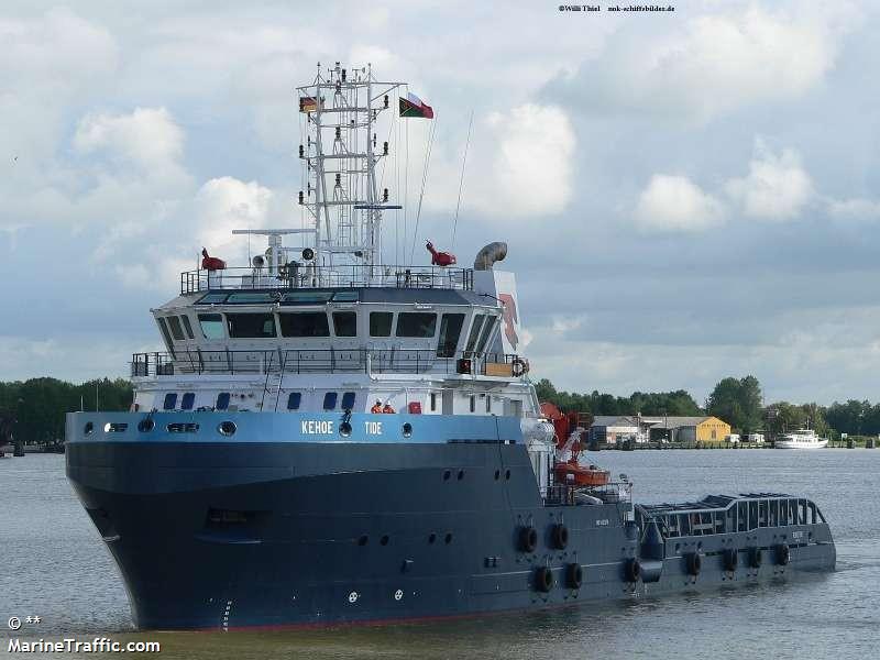 kehoe tide (Offshore Tug/Supply Ship) - IMO 9412270, MMSI 576388000, Call Sign YJVK2 under the flag of Vanuatu