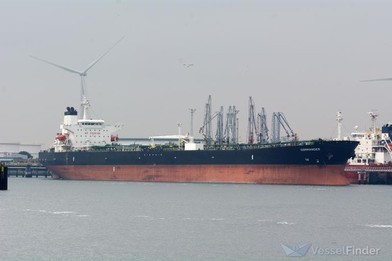 commander (Crude Oil Tanker) - IMO 9280354, MMSI 636012163, Call Sign A8DU6 under the flag of Liberia