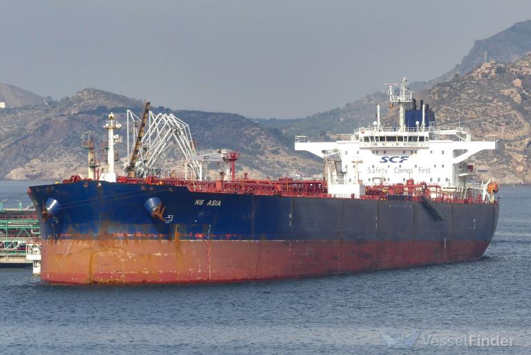 ns asia (Crude Oil Tanker) - IMO 9413561, MMSI 636014193, Call Sign A8SB3 under the flag of Liberia