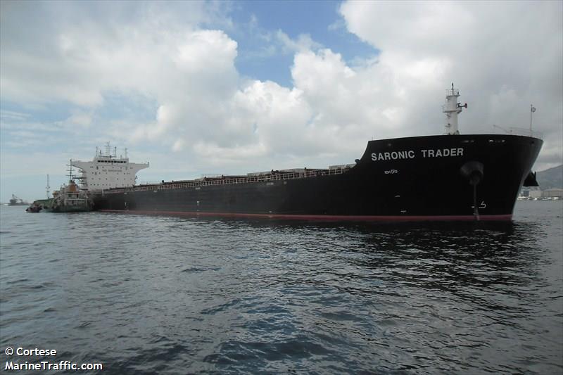 saronic trader (Bulk Carrier) - IMO 9453535, MMSI 636014899, Call Sign A8XI3 under the flag of Liberia