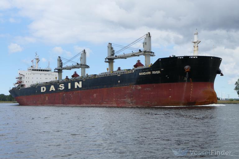 mandarin river (Bulk Carrier) - IMO 9533335, MMSI 636019610, Call Sign D5VH4 under the flag of Liberia