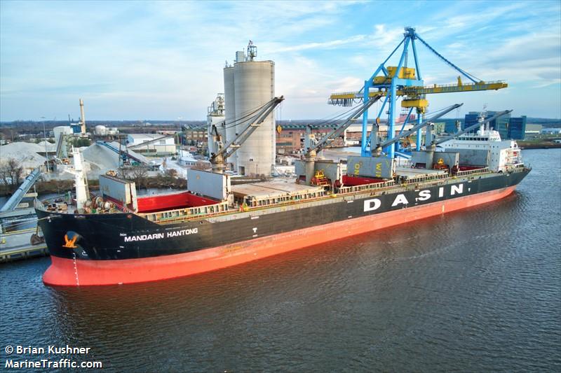 mandarin hantong (Bulk Carrier) - IMO 9569956, MMSI 636019619, Call Sign D5VI6 under the flag of Liberia